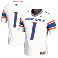 Boise State Broncos Football Jersey, White Sportswear Jersey Shirt, Lightweight Breathable Athletic Jersey, Casual Gift for Men, Style 203579795