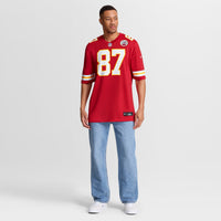 Travis Kelce Kansas City Chiefs Football Jersey, Red Game Sportswear Jersey Shirt, Lightweight Breathable Athletic Jersey, Casual Gift for Men