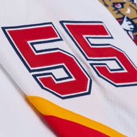 Ed Jovanovski Florida Panthers Hockey Jersey, White Sportswear Jersey Shirt, Long Sleeve Hockey Sweater Jersey, Casual Gift for Men