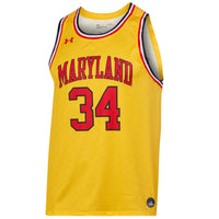 Maryland Terrapins Football Jersey, Gold Replica Sportswear Jersey Shirt, Lightweight Breathable Athletic Jersey, Casual Gift for Men