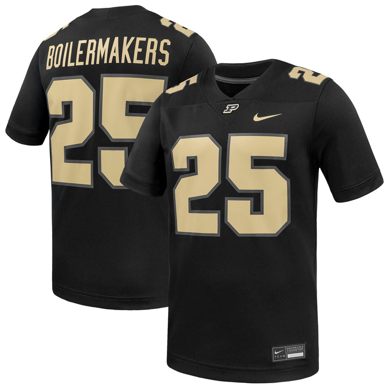 Purdue Boilermakers Football Jersey, Black Sportswear Jersey Shirt, Lightweight Breathable Athletic Jersey, Casual Gift for Men, Style 203182816
