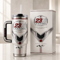 23XI Platinum Crest - Silver Shield Racing Tumbler