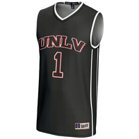 UNLV Rebels Lightweight Basketball Jersey, Black Sportswear Jersey Shirt, Sleeveless Athletic Tank Jersey, Casual Gift for Men