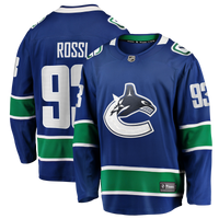 Marco Rossi Vancouver Canucks Hockey Jersey, Blue Breakaway Home Sportswear Jersey Shirt, Long Sleeve Hockey Sweater Jersey, Casual Gift for Men