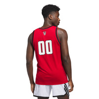 NC State Wolfpack Basketball Jersey, Red Replica Sportswear Jersey Shirt, Sleeveless Athletic Tank Jersey, Casual Gift for Men, Style 202831897