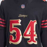 Fred Warner San Francisco 49ers Football Jersey, Black Sportswear Jersey Shirt, Lightweight Breathable Athletic Jersey, Casual Gift for Men