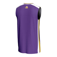 LSU Tigers Basketball Jersey, Purple Sportswear Jersey Shirt, Sleeveless Athletic Tank Jersey, Casual Gift for Men