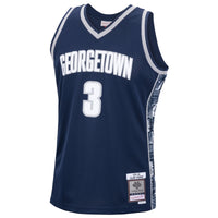 Georgetown Hoyas 1995/96 Swingman Basketball Jersey, Navy Replica Sportswear Jersey Shirt, Sleeveless Athletic Tank Jersey, Casual Gift for Men