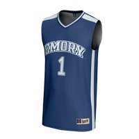 Emory Eagles Basketball Jersey, Blue Fashion Lightweight Sportswear Jersey Shirt, Sleeveless Athletic Tank Jersey, Casual Gift for Men
