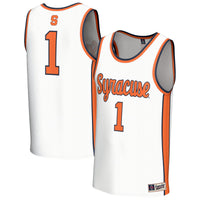 Syracuse Orange Basketball Jersey, White Fashion Sportswear Jersey Shirt, Sleeveless Athletic Tank Jersey, Casual Gift for Men, Style 203959375