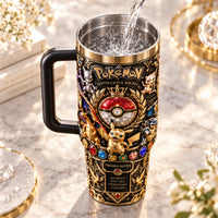 PK Gilded Crest - Ornate Relief Tumbler