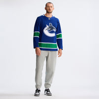 Vancouver Canucks Hockey Jersey, Blue Premium Sportswear Jersey Shirt, Long Sleeve Hockey Sweater Jersey, Casual Gift for Men, Style 202015734