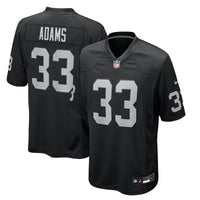 Jamal Adams Las Vegas Raiders Football Jersey, Black Game Sportswear Jersey Shirt, Lightweight Breathable Athletic Jersey, Casual Gift for Men