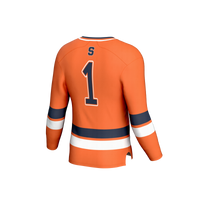 Syracuse Orange Lightweight Hockey Jersey, Fashion Sportswear Jersey Shirt, Long Sleeve Hockey Sweater Jersey, Casual Gift for Men