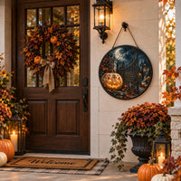 Crescent Pumpkin Estate - Moonlight, Gate and Quiet Glow