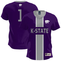 Kansas State Wildcats Soccer Jersey, Sportswear Jersey Shirt, Lightweight Breathable Athletic Jersey, Casual Gift for Men, Style 200422647