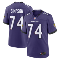 John Simpson Baltimore Ravens Football Jersey, Purple Game Sportswear Jersey Shirt, Lightweight Breathable Athletic Jersey, Casual Gift for Men