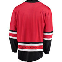 Carolina Hurricanes Hockey Jersey, Red Breakaway Sportswear Jersey Shirt, Long Sleeve Hockey Sweater Jersey, Casual Gift for Men, Style 2793226