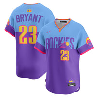 Kris Bryant Colorado Rockies Baseball Jersey, Blue Limited Sportswear Jersey Shirt, Lightweight Breathable Athletic Jersey, Casual Gift for Men