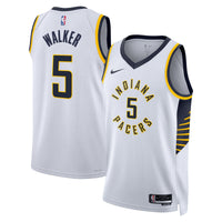 Jarace Walker Indiana Pacers Basketball Jersey, White Swingman Sportswear Jersey Shirt, Sleeveless Athletic Tank Jersey, Casual Gift for Men