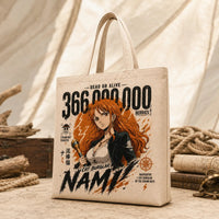 Dead or Alive - Nami, Bounty Poster Graphic in Rust and Ink
