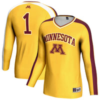 Minnesota Golden Gophers Volleyball Jersey, Gold Fashion Sportswear Jersey Shirt, Lightweight Breathable Athletic Jersey, Casual Gift for Men