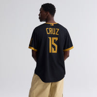 Oneil Cruz Pittsburgh Pirates Baseball Jersey, Black Sportswear Jersey Shirt, Lightweight Breathable Athletic Jersey, Casual Gift for Men