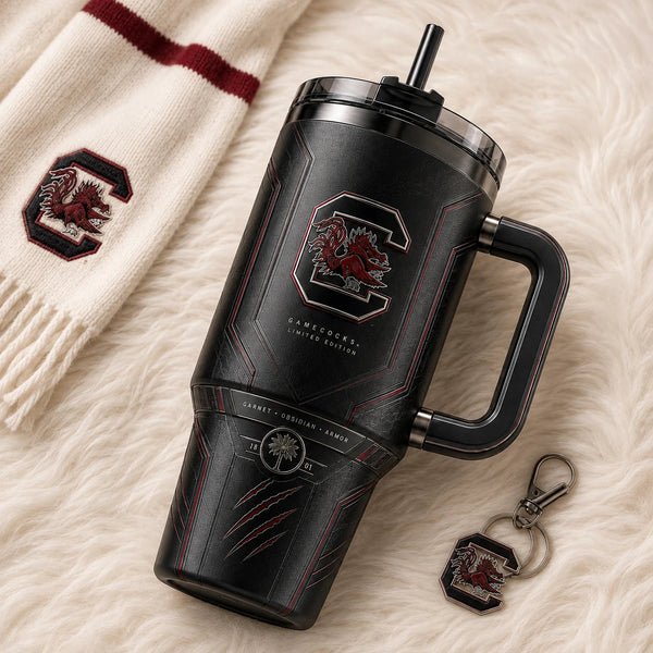 SC in Blackout - Garnet Emblem on an Armored Tumbler - main
