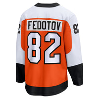 Ivan Fedotov Philadelphia Flyers Hockey Jersey, Orange Breakaway Sportswear Jersey Shirt, Long Sleeve Hockey Sweater Jersey, Casual Gift for Men