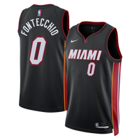 Simone Fontecchio Miami Heat Basketball Jersey, Black Swingman Sportswear Jersey Shirt, Sleeveless Athletic Tank Jersey, Casual Gift for Men