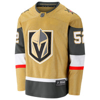 Dylan Coghlan Vegas Golden Knights Hockey Jersey, Gold Breakaway Sportswear Jersey Shirt, Long Sleeve Hockey Sweater Jersey, Casual Gift for Men