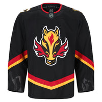 Calgary Flames Hockey Jersey, Black Authentic Alternate Sportswear Jersey Shirt, Long Sleeve Hockey Sweater Jersey, Casual Gift for Men