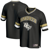 UCF Knights Football Jersey, Black Sportswear Jersey Shirt, Lightweight Breathable Athletic Jersey, Casual Gift for Men, Style 202414555