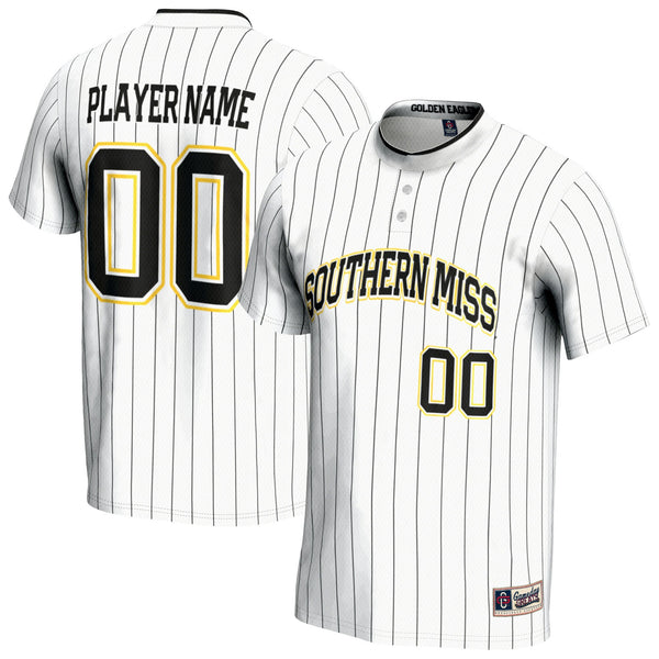 Southern Miss Golden Eagles NIL Pick-A-Player Lightweight Softball Jersey - White