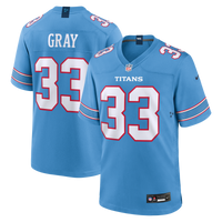 Cedric Gray Tennessee Titans Football Jersey, Light Blue Sportswear Jersey Shirt, Lightweight Breathable Athletic Jersey, Casual Gift for Men