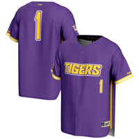 LSU Tigers Baseball Jersey, Purple Fashion Sportswear Jersey Shirt, Lightweight Breathable Athletic Jersey, Casual Gift for Men, Style 201141755