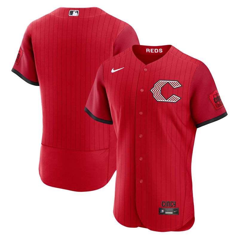 Cincinnati Reds Baseball Jersey, Red Authentic Sportswear Jersey Shirt, Lightweight Breathable Athletic Jersey, Casual Gift for Men