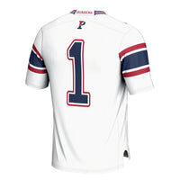 Pennsylvania Quakers Football Jersey, White Sportswear Jersey Shirt, Lightweight Breathable Athletic Jersey, Casual Gift for Men