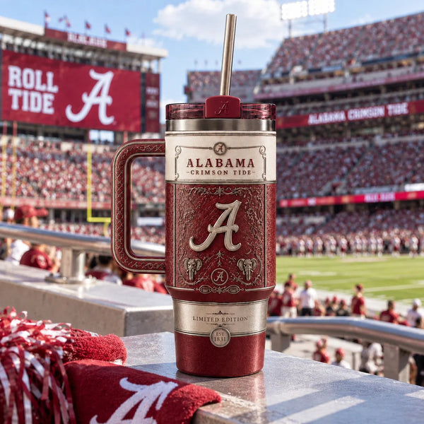 ALA Heritage Crest - Crimson and Cream Tumbler Statement - main