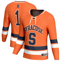 Syracuse Orange Lightweight Hockey Jersey, Fashion Sportswear Jersey Shirt, Long Sleeve Hockey Sweater Jersey, Casual Gift for Men