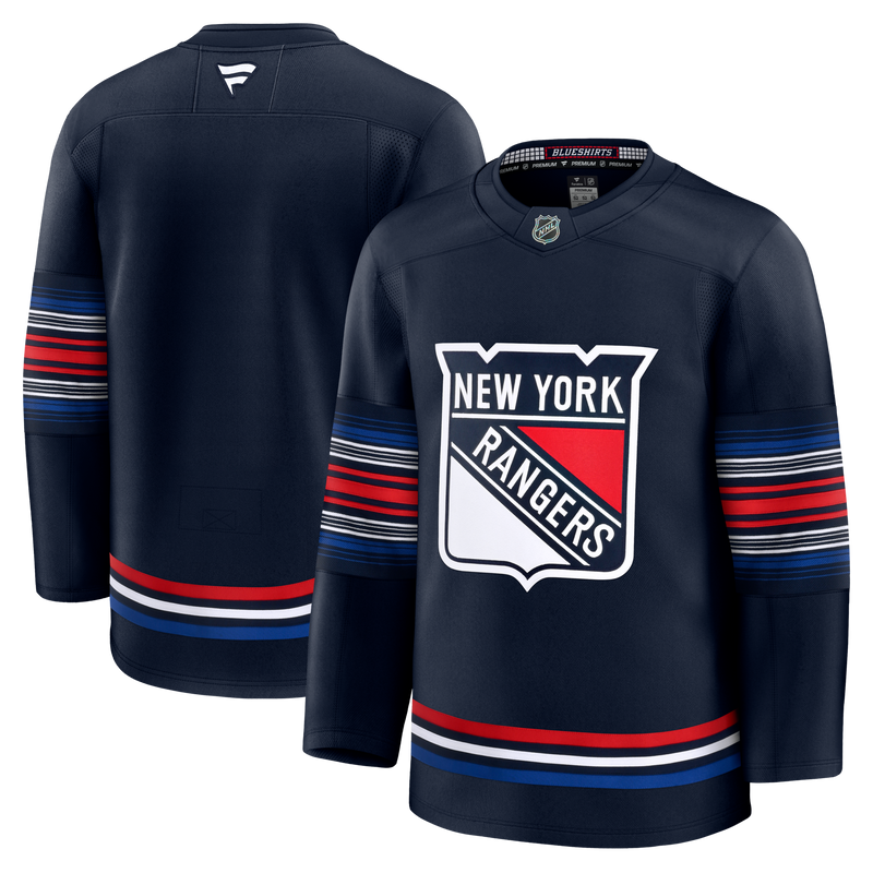 New York Rangers Hockey Jersey, Navy Premium Sportswear Jersey Shirt, Long Sleeve Hockey Sweater Jersey, Casual Gift for Men, Style 202015738
