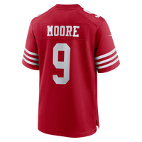Skyy Moore San Francisco 49ers Football Jersey, Scarlet Sportswear Jersey Shirt, Lightweight Breathable Athletic Jersey, Casual Gift for Men