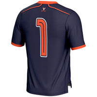 Virginia Cavaliers Lacrosse Jersey, Navy Sportswear Jersey Shirt, Lightweight Breathable Athletic Jersey, Casual Gift for Men, Style 201032029