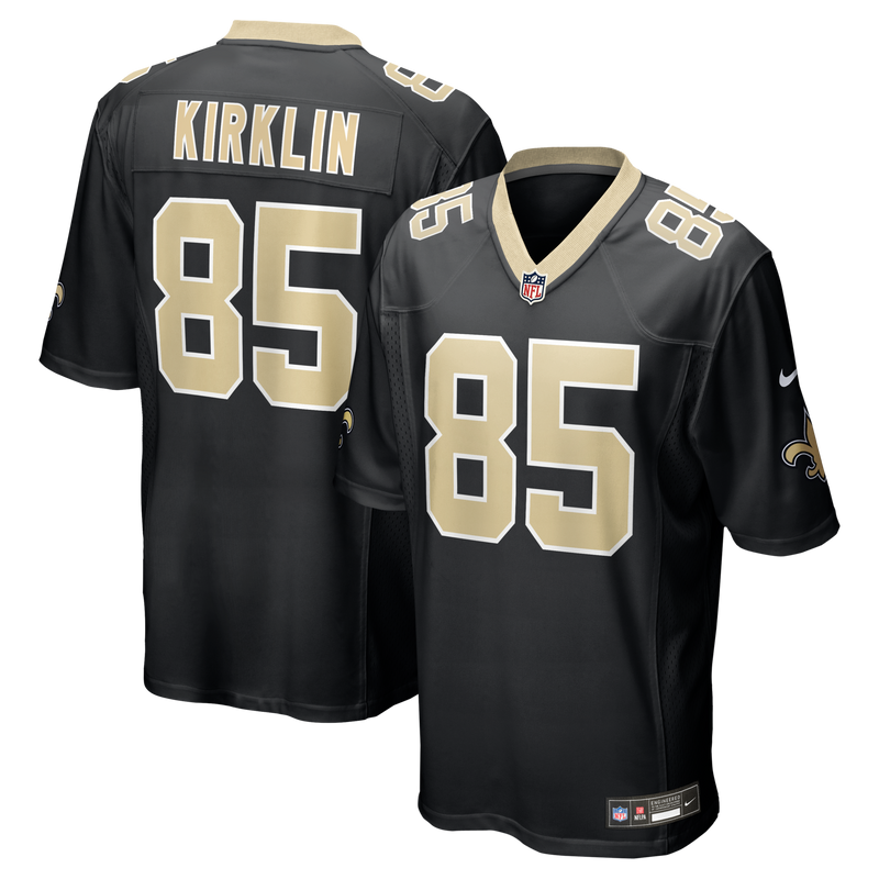Jontre Kirklin New Orleans Saints Football Jersey, Black Sportswear Jersey Shirt, Lightweight Breathable Athletic Jersey, Casual Gift for Men