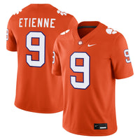 Clemson Tigers Player Football Jersey, Orange Game Sportswear Jersey Shirt, Lightweight Breathable Athletic Jersey, Casual Gift for Men