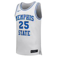 Memphis Tigers Basketball Jersey, White Replica Home Sportswear Jersey Shirt, Sleeveless Athletic Tank Jersey, Casual Gift for Men