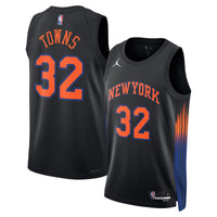 Karl-Anthony Towns New York Knicks Basketball Jersey, Black Sportswear Jersey Shirt, Sleeveless Athletic Tank Jersey, Casual Gift for Men