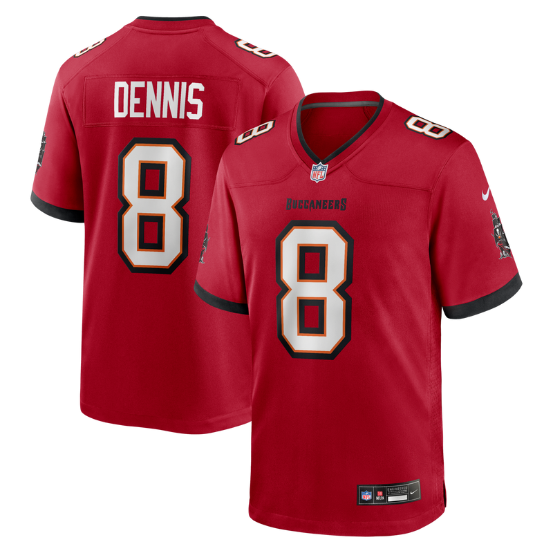 SirVocea Dennis Tampa Bay Buccaneers Football Jersey, Red Sportswear Jersey Shirt, Lightweight Breathable Athletic Jersey, Casual Gift for Men