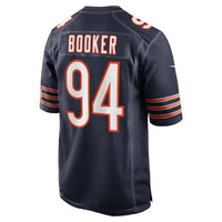Austin Booker Chicago Bears Football Jersey, Navy Game Sportswear Jersey Shirt, Lightweight Breathable Athletic Jersey, Casual Gift for Men