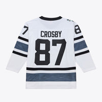 Sidney Crosby White 2019 All-Star Game Power Play Hockey Jersey, Sportswear Jersey Shirt, Long Sleeve Hockey Sweater Jersey, Casual Gift for Men